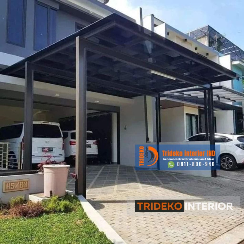 canopy kaca laminated