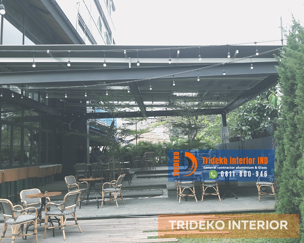 atap cafe buka tutup sunlouvre