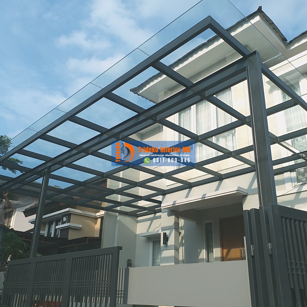 atap canopy kaca bsd