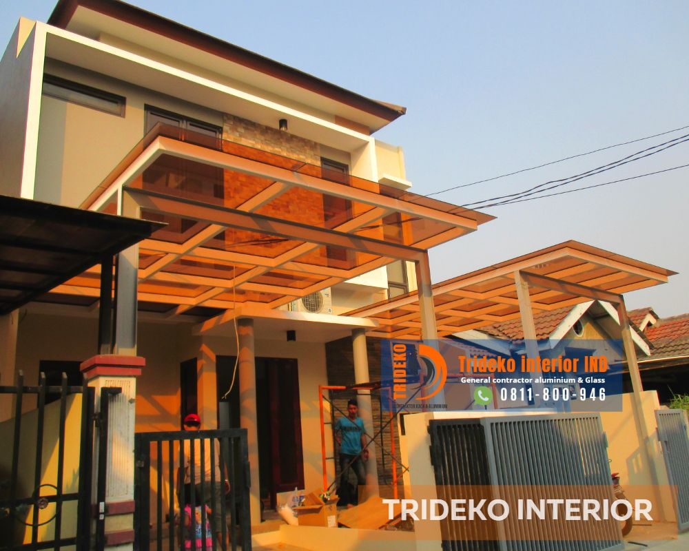 Transformasi Elegan Atap Canopy Pak Leko di BSD Tangerang