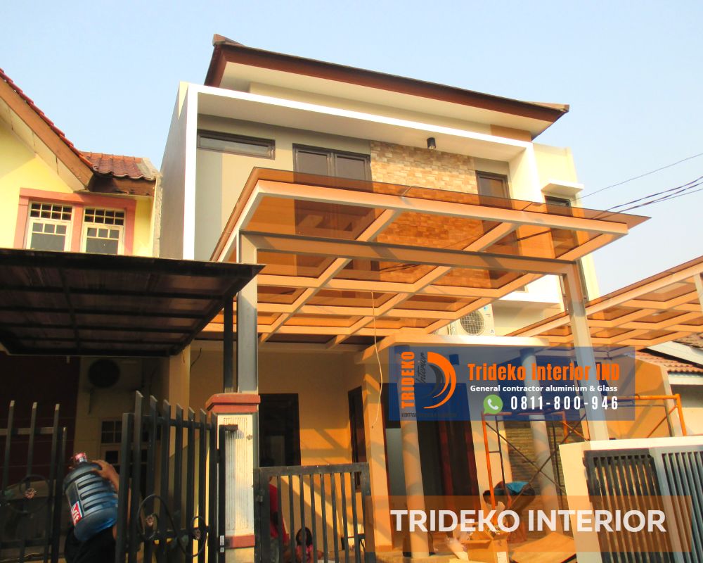 Transformasi Elegan Atap Canopy Pak Leko di BSD Tangerang