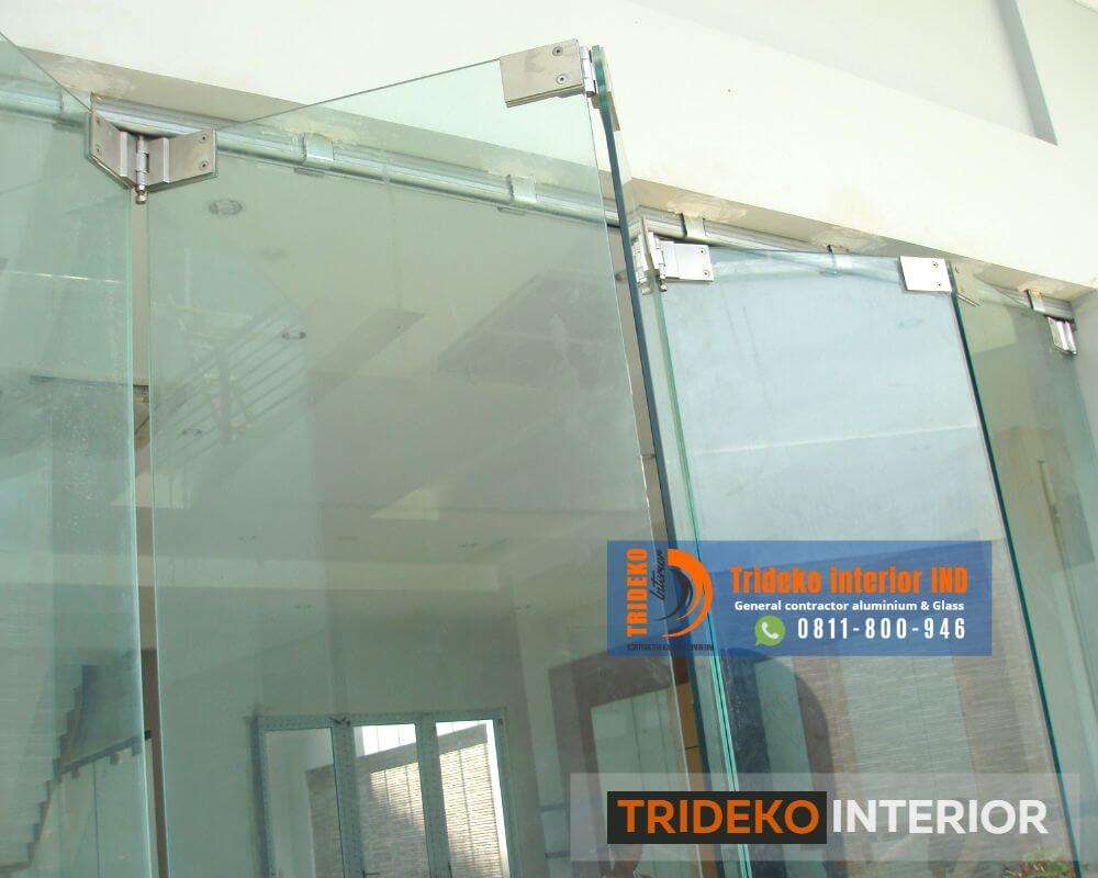 pintu lipat frameless