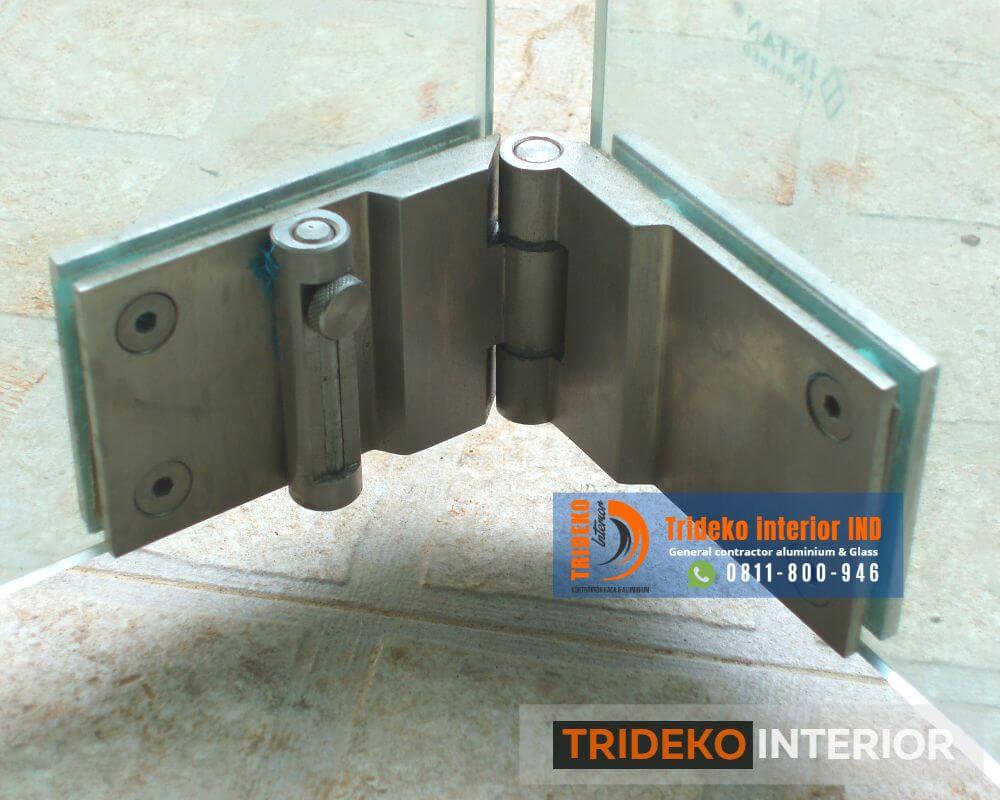 Pintu Lipat Frameless Tempered