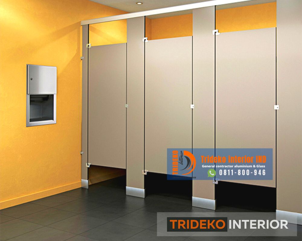 penyekat toilet modern