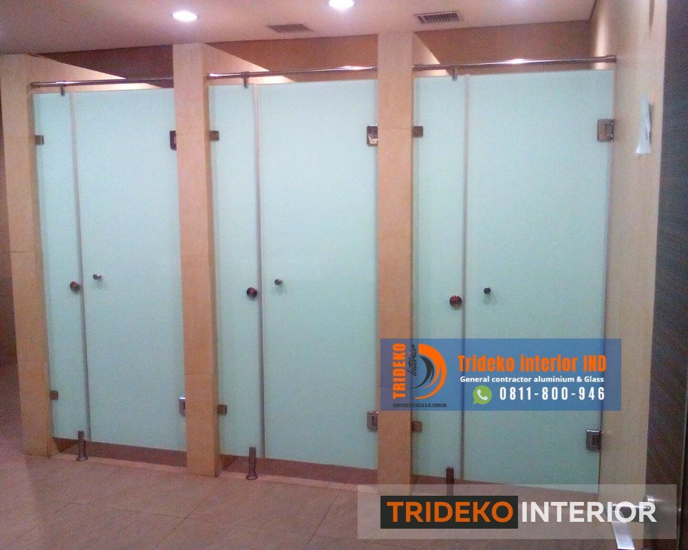 penyekat toilet modern