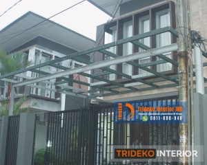 pemasangan kanopi kaca