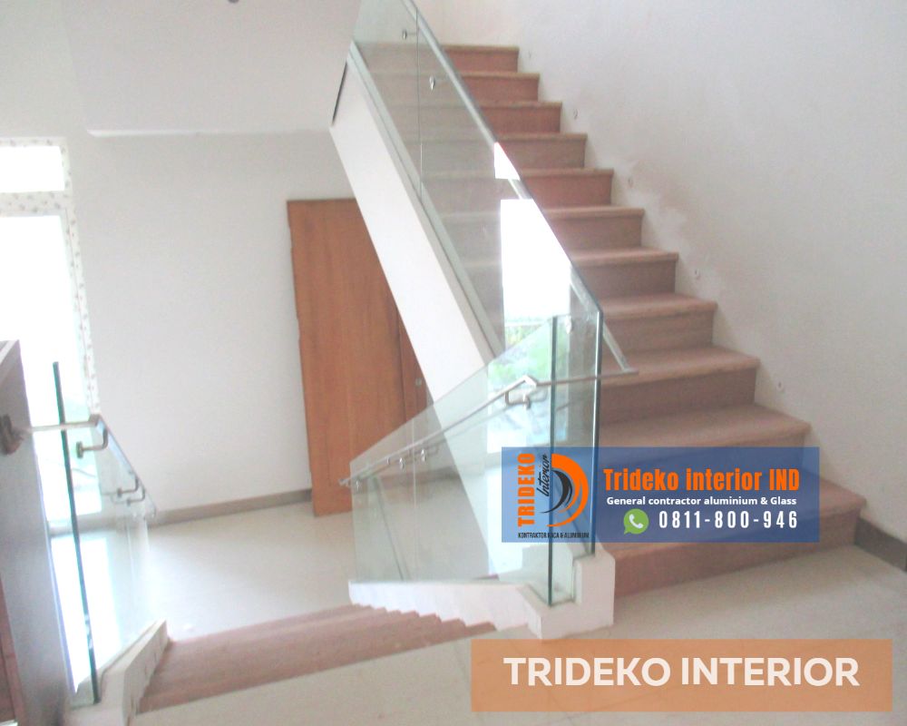 Harga Railing Kaca Tangga Per Meter