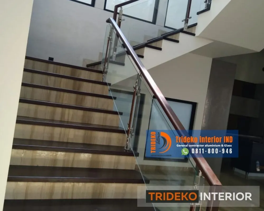 harga railing kaca per meter