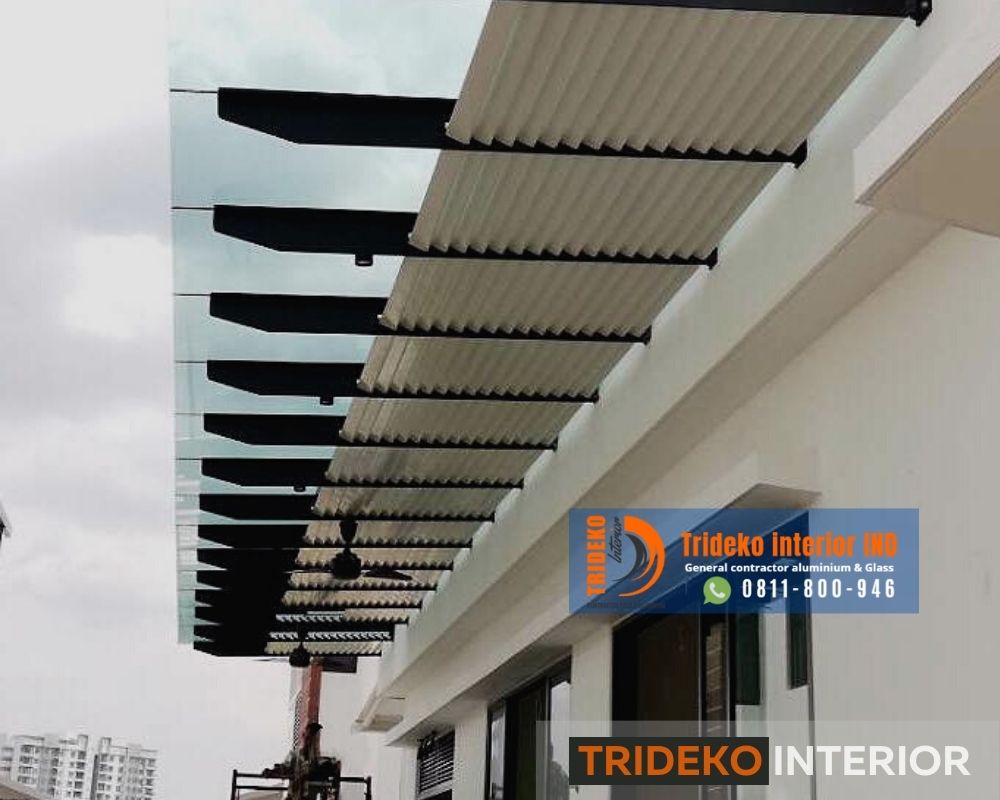 kontraktor kanopi kaca tempered & laminated
