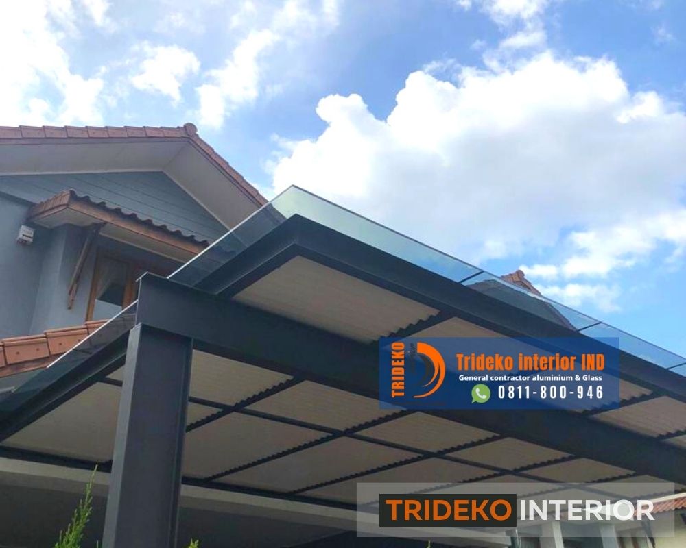 kontraktor kanopi kaca tempered & laminated