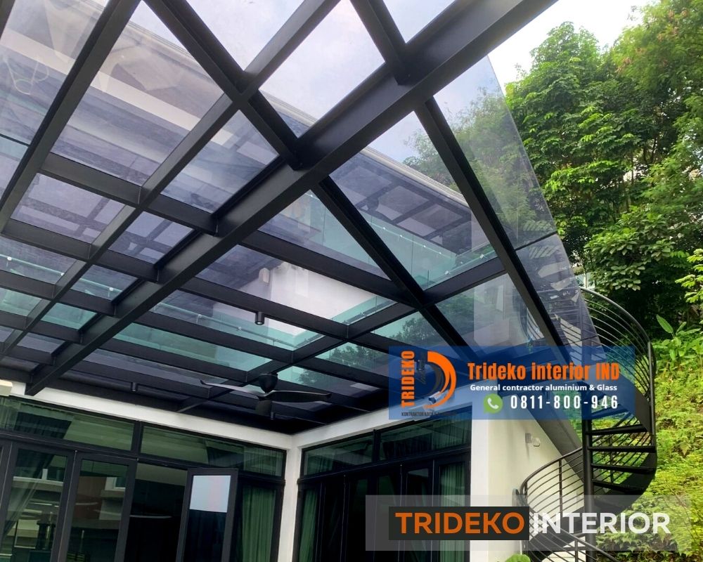 kontraktor kanopi kaca tempered & laminated