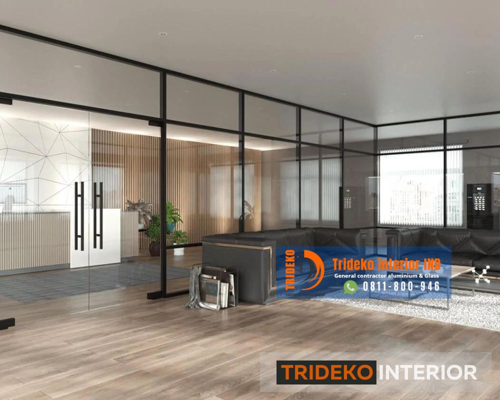 Jasa Pemasangan Partisi Kaca untuk Interior Modern
