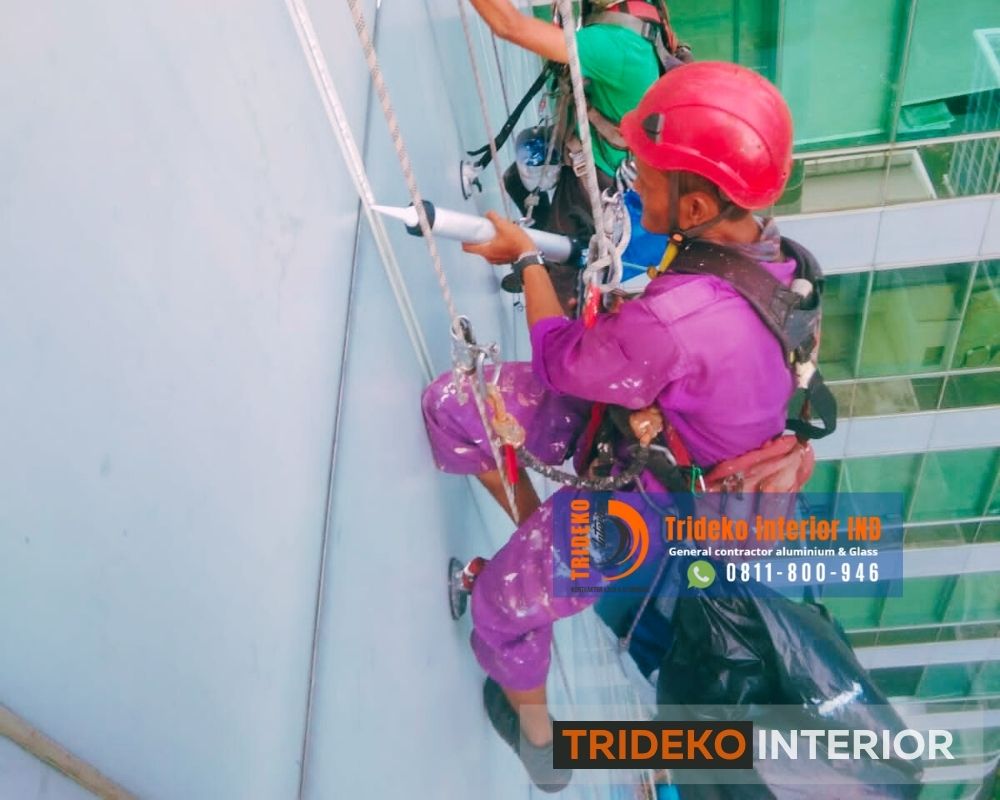 jasa sealant gedung ACP kaca