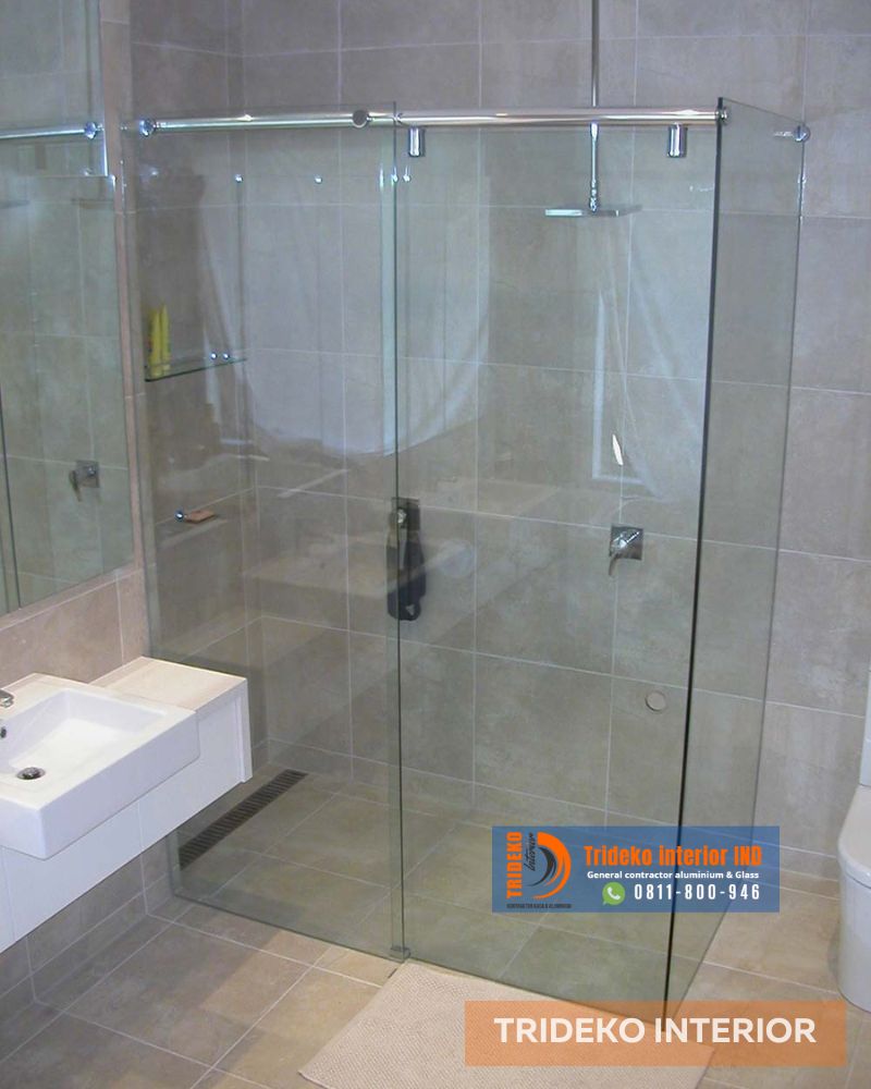 jual kaca shower