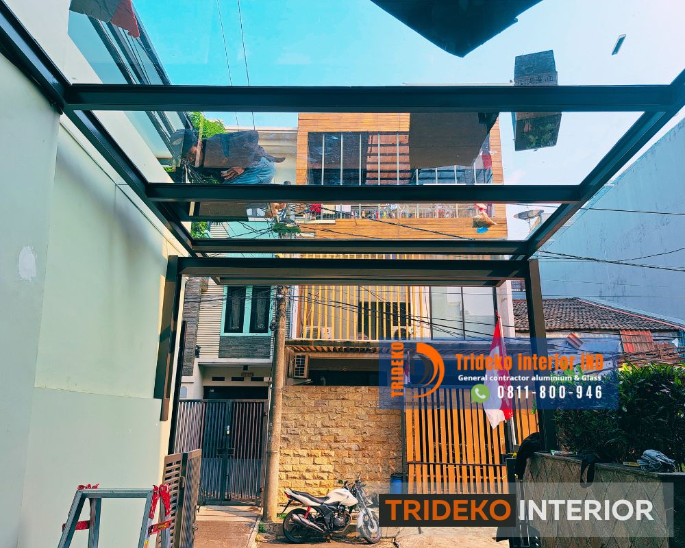 Atap Kaca 12 mm Clear Asahimas Atap Kaca 12 Mm