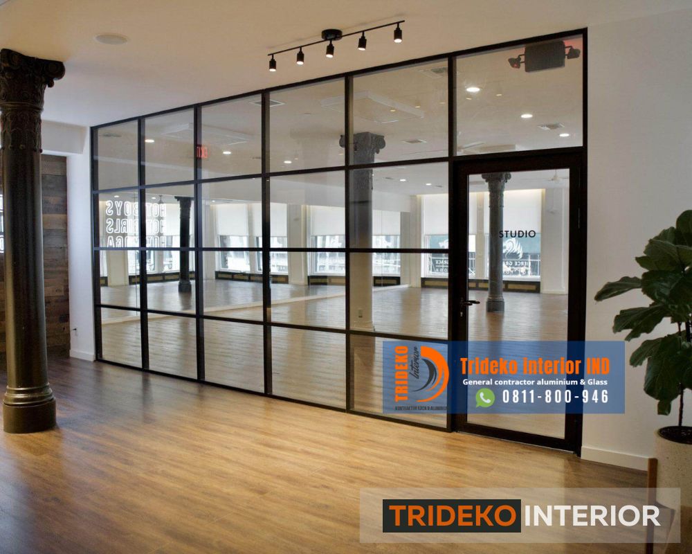  Partisi Aluminium Kaca Minimalis