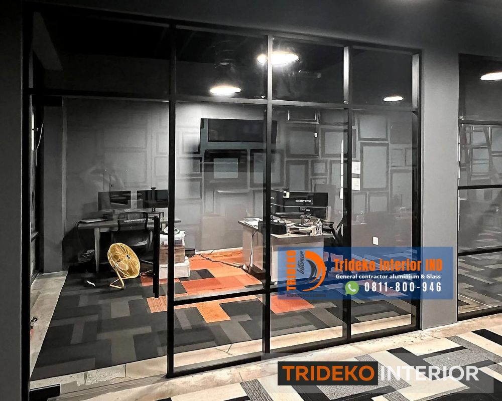  Partisi Aluminium Kaca Minimalis