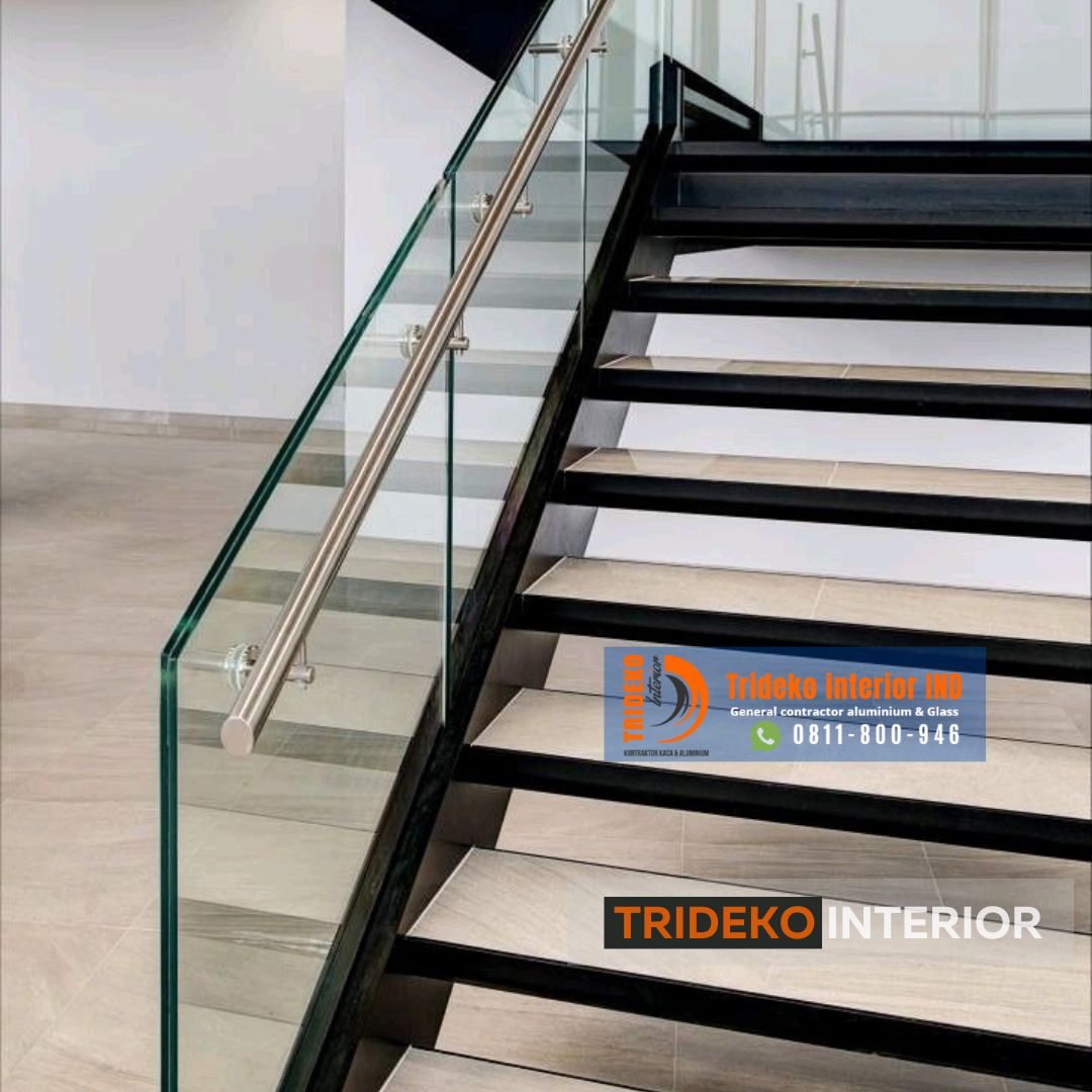 Home Railing Kaca Laminated Minimalis