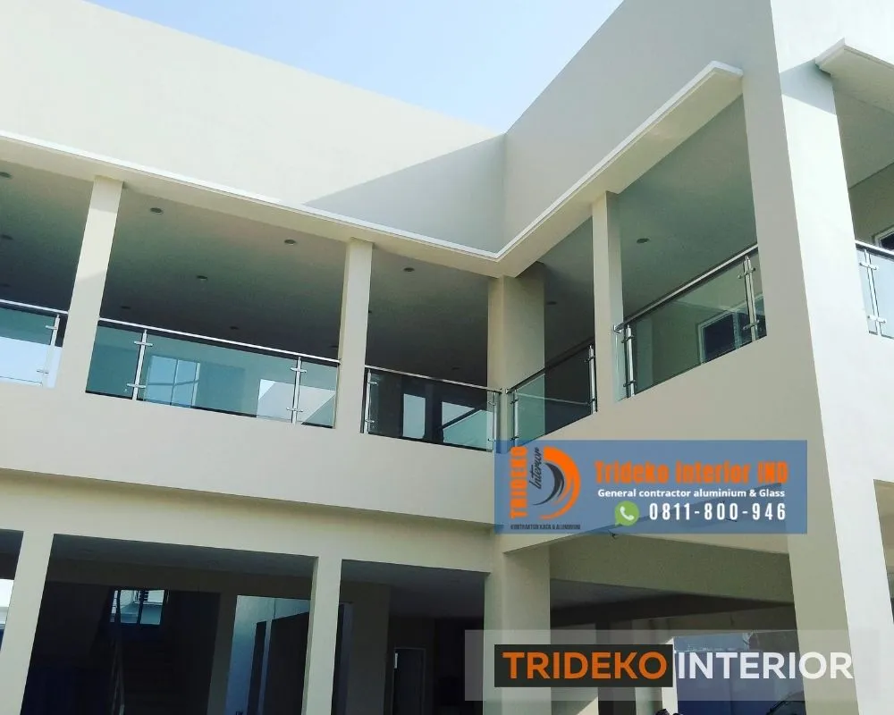 Harga Railing Balkon Kaca per Meter Harga Railing Balkon Kaca per Meter