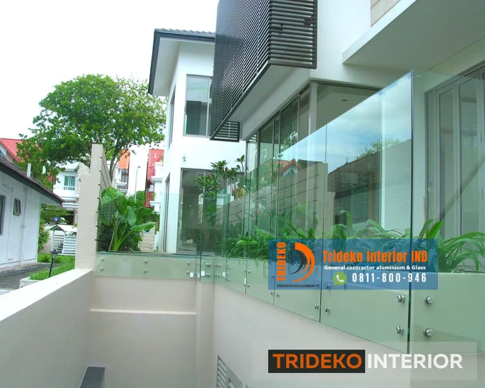 Home Railing Balkon Kaca Minimalis