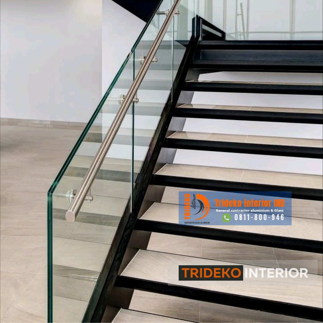 Harga Railing Kaca Minimalis Tempered Laminated per Meter Terbaru Harga Railing Kaca Minimalis