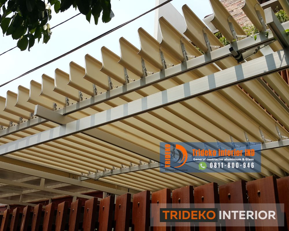 Struktur Rangka Aluminium Sunlouvre Struktur Rangka Aluminium Sunlouvre