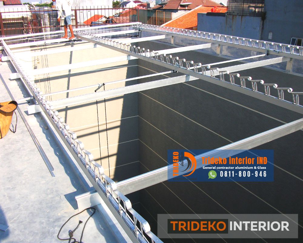 Struktur Rangka Aluminium Sunlouvre Struktur Rangka Aluminium Sunlouvre