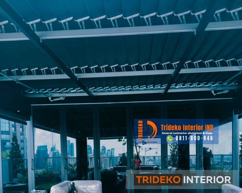 Atap Rooftop Otomatis Buka Tutup Atap Rooftop Sunlouvre