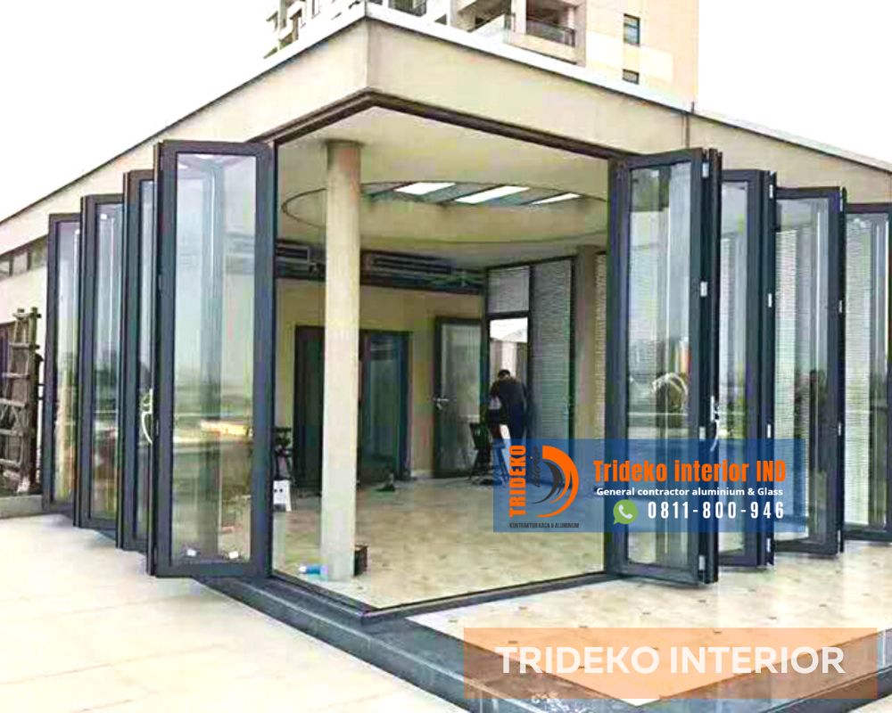 Pintu Lipat Kaca Minimalis Pintu Lipat Kaca Minimalis