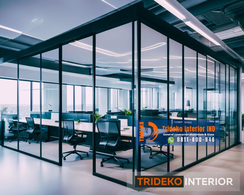 Sekat Partisi Kantor Aluminium Kaca Sekat Partisi Kantor Aluminium Kaca
