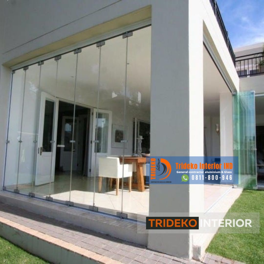 Pintu Folding Frameless Minimalis Pintu Folding Frameless Minimalis